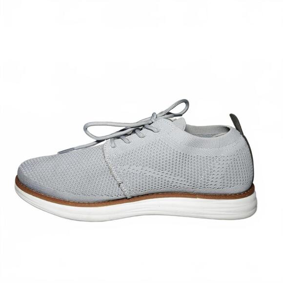 Bruno Marc Men's Grand-01 Grey Knit Oxfords Size 9 - Picture 7 of 9